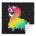 Funny Unicorn Llama Kitchen Dishcloth 12x12 Inches Dish Towels Super Absorbent Dish Cloths for Washing Cleaning