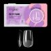 Mylee Fix N Flash Soft Gel Tips - Short Square - 552 PCS Full Cover Soft Gel Nail Tips Nail Art Gel Nail Extensions Flexible & Resistant 12 Different Sizes Fit All Nails