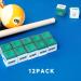 GSE 12-Pack Billiard/Pool Cue Chalks - Available in 6 Colors (Green) - Buy Online on GoSupps.com