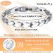 Vicmag Lymphatic Drainage Magnetic Bracelet for Women - Ultra-Strength Titanium Steel with Silver Leaf Gift Tool - International Shipping - Buy Online on GoSupps.com