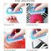 Voarge 4 Pieces Handle Nail Brush Nail Hand Scrubbing Cleaning Brush Fingernail Brushes Plastic Clean Brush for Toes and Nails Random colour - Buy Online on GoSupps.com