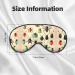 Cartoon Small Insects Eye Mask - Soft Elastic & Adjustable Sleep Mask for Comfort - Unisex Nighttime Relaxation - Buy Online on GoSupps.com