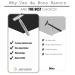 Van de Boos Elegant Safety Razor for Men & Women - Zero Waste Butterfly Razor Set with 20 Astra Blades - Eco-Friendly Wet Shaving Solution - Buy Online on GoSupps.com