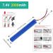 Buy Rechargeable 7.4V 2000mAh Batteries with JST Connector - Fast Shipping Worldwide - Buy Online on GoSupps.com