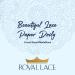 Royal Lace 4-Inch White Medallion Lace Round Paper Doilies - Pack of 40 - Buy Online on GoSupps.com