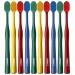 Zumaha compactly ultra-like toothbrush for adults/pregnancy/juniors manual spinbrush toothbrush pack with 10 travel toothbrushes ergonomic