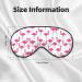 Pink Flamingo Eye Mask | Soft Adjustable Sleep Mask for Men & Women | Comfortable Nighttime Eye Cover - Buy Online on GoSupps.com