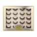 UAMOU 50/100/300pairs Natural Mink Eyelashes Faux 3d Mink lashes Strip Thick Dramatic False Eyelashes Extension Makeup Cils Cheerfully (Color : Y407 Size : 5 boxes)