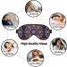 Mandala Pattern Unisex Eye Mask | Soft Comfortable Light-Blocking Sleeping Mask for Travel & Sleep - Buy Online on GoSupps.com