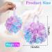 Radsocken 4 PCS Shower Puff Loofahs Large 75g Bath Sponge Mesh Pouf Soft Bath Scrunchie Body Scrubber Easy Foaming Exfoliating Body Puff - Buy Online on GoSupps.com