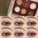 FreshO2 Ripened Collection Eyeshadow Palette - 6 Pigmented Wine Tone Colors | Vegan & Cruelty-Free | Velvety Texture | Made in Taiwan - Buy Online on GoSupps.com