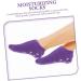 POPETPOP 2 Pairs Gel Socks Gel Lined Socks Moisturizing Heel Sleeves Moisture Heel Socks Dry Feet Socks Spa Socks Heel Softening Socks Silicone Socks Miss Foot Vegetable Gel Commodity 22x10x1cm - Buy Online on GoSupps.com