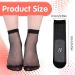 Buy 20 Pairs of Women's Nylon Stockings - Matt Transparent Reinforced Toes EU 35-42 - Black & Nude Silk Socks | Best Quality & International Shipping - Buy Online on GoSupps.com