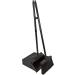 Duo-Pan Plastic Lobby Pan and Duo-Sweep Broom Combo | 36 Overall Length x 11-51/64 Width | Black - Buy Online on GoSupps.com