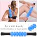 Frasheng 5-in-1 Fascia Roll Set | Foam Scooter Massage Roller Stick Fascia Ball Resistance Tapes & Storage Bags | Blue Foam Roller for Muscle Training - Buy Online on GoSupps.com