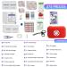 275Pcs Travel First Aid Kit for Car & Home Emergency Preparedness - Survival Gear Equipment for College Dorm, Boat, Sports - Red YIDERBO - Buy Online on GoSupps.com