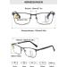 Buy Lanomi Varifocal Glasses | Metallic Progressive Multifocal Rectangle Full Frame with Blue Light Filter - Ultimate Reading Aid - Buy Online on GoSupps.com