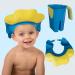 Bisoo Baby Shower Cap + Rinse Cup Set - Rinse Jug and Shower Visor for Children - Adjustable Bath Cap Set for Girls and Boys - Shampoo Cup Protects Eyes and Ears Baby Bath Visor 6 Months+