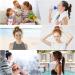 Hair Scrunchies Velvet Elastics Scrunchy Bobbles Soft Hair Bands Hair Ties (12 Colors) - Buy Online on GoSupps.com