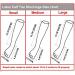 Unisex Knee High Latex Toe Socks | Calf High Costumes for Men & Women - Black Large - Buy Online on GoSupps.com
