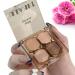 XGZ Eyeshadow Palette Glitter Makeup Palette Shimmer Sequined Palette Self Adhesive Eye Shadow Long Lasting Eye Shadow Neutral Cosmetic Eye Shadows 4 Colors