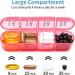 Zoksi Weekly Pill Organizer 4 Times a Day Rainbow Pill Box Organizer 7 Day Am Pm Pill Box Large Travel Pill Case Daily Medication Organizer with 28 Compartments for Fish Oils Clear - Buy Online on GoSupps.com