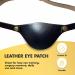 Eye Patches for Adults Right and Left Eyes Black Adult Leather Eyepatch for Lazy Eye - Handmade Leather Eye Patch for Adults - Buy Online on GoSupps.com