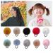 Tonsee Pompom Hair Ties - Fluffy Black Elastic Hair Band & Cute Plush Ball Ponytail Holder for Girls - Shop Internationally! - Buy Online on GoSupps.com