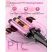 Buy 3 Barrel Curling Iron for Beach Waves - Fast Heating Temperature Adjustable Pink Curler with Gloves - Buy Online on GoSupps.com