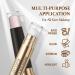 Double-ended Glitter Cream Eyeshadow Stick KQueenest Shimmer Pearl Eye Shadow Highlighter Pencil with Soft Brush Waterproof Long-lasting for Easy Eye Makeup Cosmetics 01# Pearl White - Buy Online on GoSupps.com