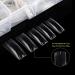 Yokilly Acrylic Nails Tips Set - 1000pcs French Press On False Tips with Case, Nail Files, Clipper - 10 Sizes Clear & Natural Long for Nail Art - Buy Online on GoSupps.com