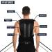 A&X Bravo Posture Corrector - Adjustable Lumbar Support Brace for Men and Women - Relieves Back & Shoulder Pain - Black XXL - Buy Online on GoSupps.com