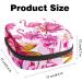 Period Pocket Bag for Women | Zippered Tampon & Cosmetic Organizer | Tropical Pink Flamingo Design - Buy Online on GoSupps.com