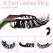 Buy 10 Couples 3D Russian False Eyelashes - Natural Look Curly Cat Eye D-Curl 22 | International Shipping Available - Buy Online on GoSupps.com