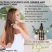 Hair Growth Serum 100% Natural Organic Hair Growth Oil with Biotin Keratin Caffeine Rosemary Castor Argan Coconut Oil Hair Loss Treatment For Men Women - Buy Online on GoSupps.com