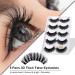 Buy 5 Pairs of Long Thick 3D Imitated Water Mane Eyelashes - Handmade & Reusable for Cosplay - Invisible Band - Black - Buy Online on GoSupps.com