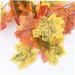LIFKICH 1pc Maple Leaf Pendant Artificial Maple Leaf Vine Thanksgiving Front Door Vine Thanksgiving Leaves Artificial Leaves White Masks Home Decor Artificial Rattans Reward Halloween Colorful 180 20cm - Buy Online on GoSupps.com