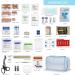 Kitgo Waterproof First Aid Kit Gift for Mother - Essential Medical Supplies for Home, Dorm, Outdoor, Car - Blue - Buy Online on GoSupps.com
