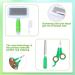 MIAOZ Rabbit Care Set with Nail Clippers and Trimmer Pet Hair Remover Long and File Flea Comb Shampoo Bath Brush for Rabbits Puppies Kittens Guinea Pigs Ferrets Small Animals (Green) - Buy Online on GoSupps.com