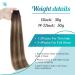FSHINE Brown Balayage Tape-In Hair Extensions 35cm - Real Hair Ombre #2/3/27 50g - Seamless Brown to Blonde Extensions - Buy Online on GoSupps.com