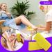 40Pcs Yellow Medium Coarse Disposable Foot Scrubber Sponge Pads - Pedicure Pumice Stone for Feet Callus Remover - Buy Online on GoSupps.com