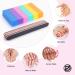 Professional 100/180 Grit Double Sided Nail Files Kit - 12 Pcs Black | Nail Care Set for Manicure & Pedicure - Buy Online on GoSupps.com