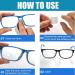 RabbFit 10 Pairs Silicone Nose Pads for Glasses & Sunglasses - Anti-Slip Self-Adhesive Clear Pads - Buy Online on GoSupps.com
