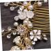 DOITOOL Women Hair Comb Alloy Hair Comb Bridal Hair Comb Crystal Hair Comb Hair Accessories Women's Headgear Wedding - Buy Online on GoSupps.com
