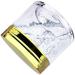 Buy Beauticom 30g Double Wall Clear Plastic Leak Proof Jars - 12 Metallic Gold Jars for Creams Lotions Makeup & More | International Shipping Available - Buy Online on GoSupps.com