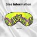 Frog in A Pond Unisex Elastic Adjustable Buckle Blackout Sleep Eye Mask - Perfect for Home Travel Yoga & Office Naps - Buy Online on GoSupps.com