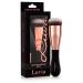 Luvia Kabuki Foundation Make -up Brush - Vegan Signature VS115 Buffer Brush make -up brush in black/rose gold - vegan cosmetics make -up brush/cosmetic brush Buffin Brush VS115