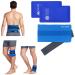 Koo-Care 2 Gel Ice Pack for Injuries Reusable Hot Cold Pack Wrap with Elastic Strap - 11 x 5.9 - Flexible Cold Compress for Head Shoulder Arm Elbow Wrist Back Knee Ankle - Pain Relief for Migraine KC-GP-05U