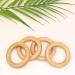 Buy RUBY Natural Wooden Ring Teething Ring 10 Pack for Arts & Crafts ( 5.4 cm) | International Shipping Available - Buy Online on GoSupps.com