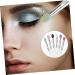 OHPHCALL 6pcs Eye Shadow Brush Eyeshadow Make-up Eyeshadow Brush Transparent Plastic Handle - Buy Online on GoSupps.com